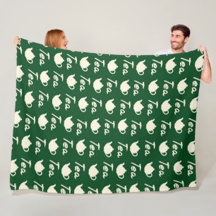 Elegantes, modernes Niedliches, leckeres Hot Green Fleecedecke