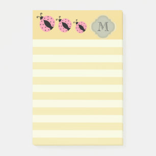 Elegantes, modernes niedliches Treppenstreifen-Mon Post-it Klebezettel