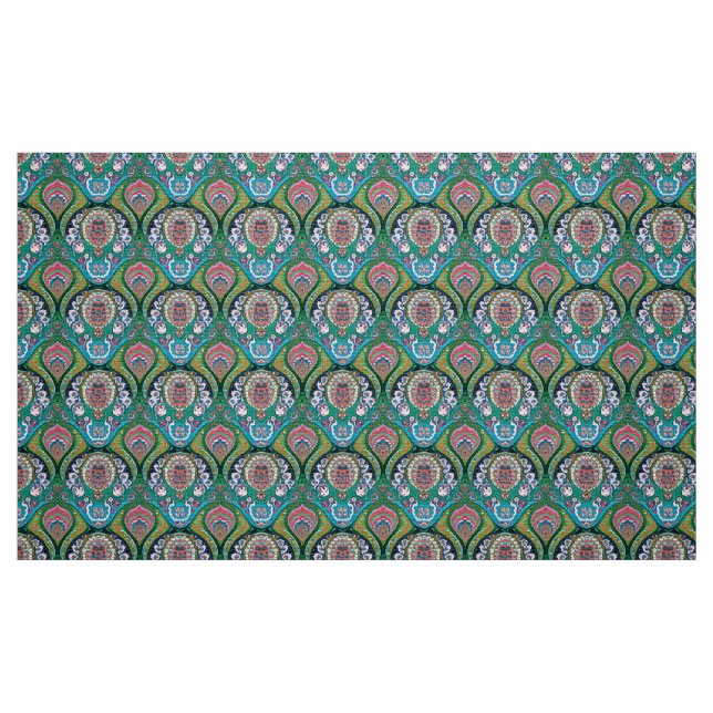Elegantes modernes Paisley-Muster Stoff (Fat Quarter (45,7 x 55,9 cm))