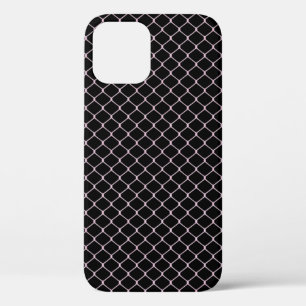 Elegantes modernes rosa Zaun-Kettenmuster Case-Mate iPhone Hülle