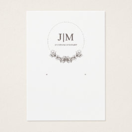 Elegantes, modernes SchmuckEarring Display Monogra