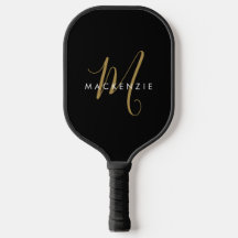 Elegantes, modernes Schwarzes Script Monogram