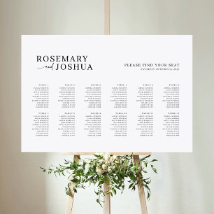 Elegantes modernes Sitzdiagramm finden Sie Ihren P Poster