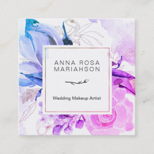 *~* elegantes modernes vibrierendes mit quadratische visitenkarte