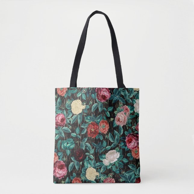 Elegantes modernes Vintages Blumenmuster (Vorderseite)
