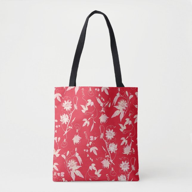 Elegantes modernes Vintages Blumenmuster (Vorderseite)