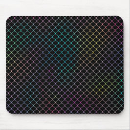 Elegantes modernes Zaun-Kettenmuster | Mousepad