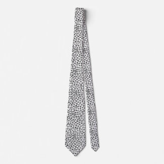 Elegantes monochromes Katzendesign Krawatte