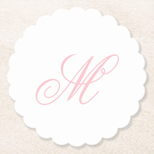 Elegantes Monogramm Anfangsbuchstabe  Untersetzer