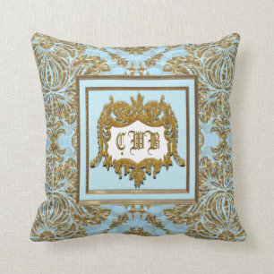 Elegantes Monogramm Belmonts Kissen