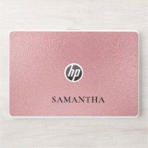 Elegantes Monogramm dunkelrosa Glitter Laptop-Hüll