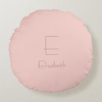 Elegantes Monogramm erröten der rosa moderne