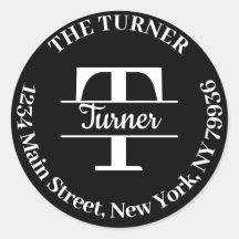 Elegantes Monogramm Erstellen Sie Ihre eigene Rück