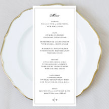 Elegantes Monogramm in Weiß zur Hochzeit | Gerahmt