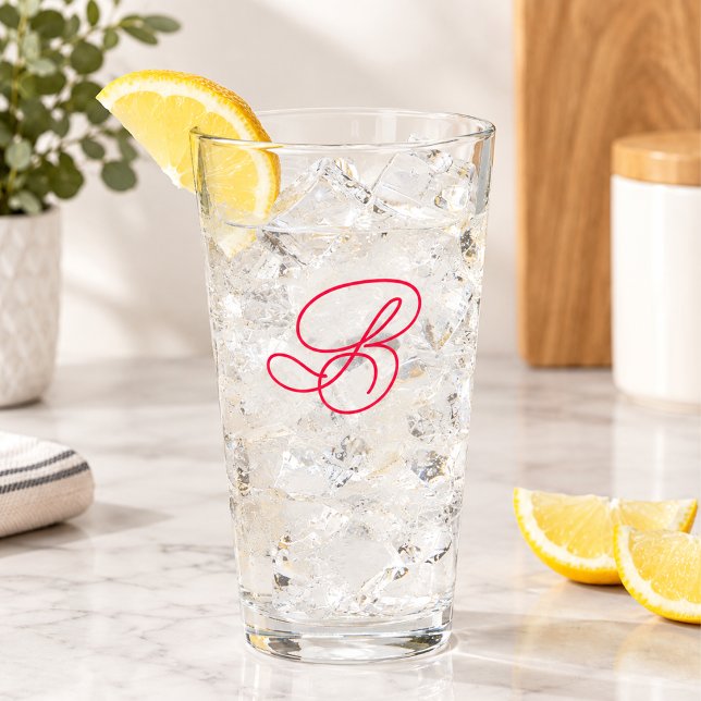 Elegantes Monogramm-Initial-Typografie-Logo  Glas (Von Creator hochgeladen)