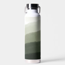 Elegantes monogrammiertes Wasserfarben-Jungle-Grün