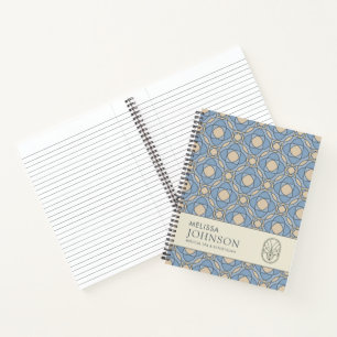 Elegantes Mosaik-Geometrie-Notizbuch Notizbuch