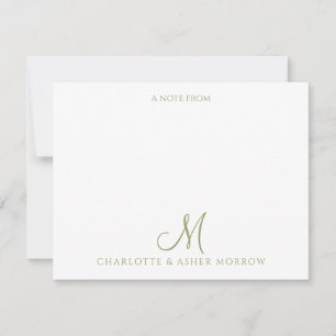 Elegantes Muster des grünen Weinbaugebietes Mitteilungskarte