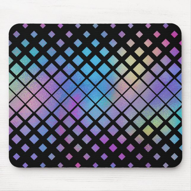 Elegantes Muster für geometrische Diamanten Mousepad (Vorne)