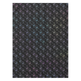 Elegantes Muster für moderne, farbenfrohe Herzen u Tischdecke