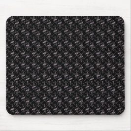 Elegantes Muster für moderne rosa Herzen und Keys  Mousepad
