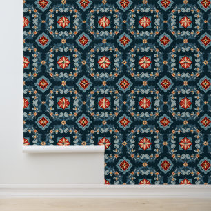 Elegantes Muster mit geometrischer Struktur Tapete