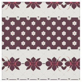 Elegantes Muster mit Lotus und Blossom Stoff