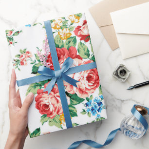 Elegantes Muster mit Rose Design Element Geschenkpapier