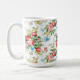 Elegantes Muster mit Rose Design Element Kaffeetasse