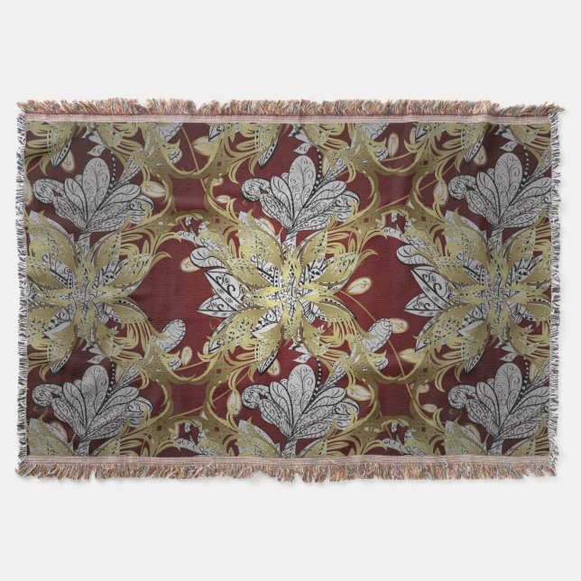 Elegantes Muster neutrale Farben Gold-Element Decke (Vorderseite)