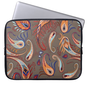 Elegantes Muster. Paisley-Illustration. Laptopschutzhülle