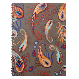 Elegantes Muster. Paisley-Illustration. Notizblock