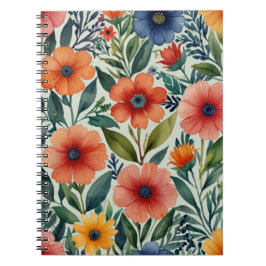Elegantes Muster Spiral Foto Notebook Notizblock