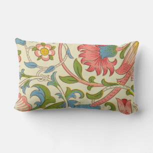 Elegantes Muster von Willam Morris pastellfarbenem Lendenkissen