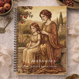 Elegantes Mutter-und-Tochter-Journal mit individue Notizbuch