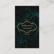 Elegantes Mystic Floral Pattern Green