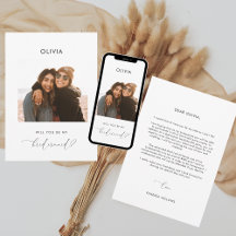 Elegantes Nachrichtenbudget sei meine Bridesmaid-F