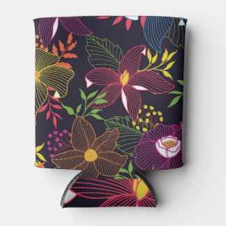 Elegantes, nahtloses Muster, künstlerisches Design Dosenkühler