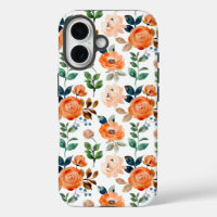 Elegantes nahtloses Muster von Wasserfarbenblumen