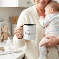 Elegantes Nana-EST-Jahr Minimalistisches Schrift-D