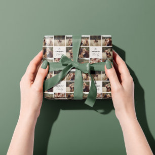 Elegantes natürliches Blattwerk, modern, minimalis Geschenkpapier