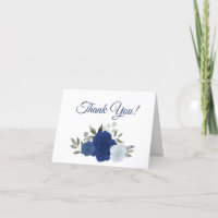 Elegantes Navy Blue Watercolor Rose Hochzeitsstift