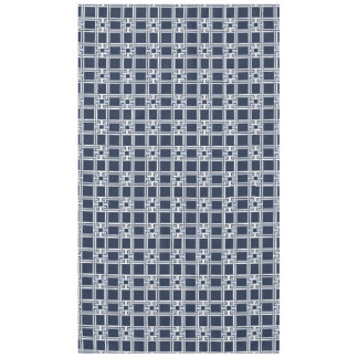 Elegantes Navy-Küsten-Griechisches-Schlüssel-Muste Tischdecke