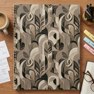 Elegantes Neutrales Abstractes Geometrisches Notiz Planer