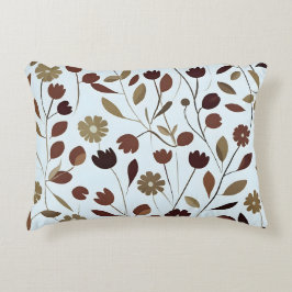 Elegantes neutrales Muster in braunen Tönen Dekokissen