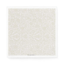 Elegantes neutrales Papier Napkin