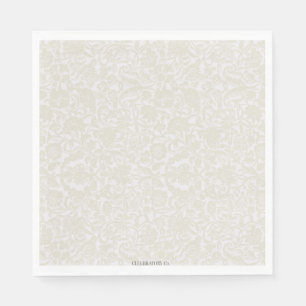 Elegantes neutrales Papier Napkin Serviette