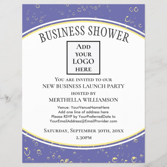 Elegantes New Business LOGO Flyer (Vorne)