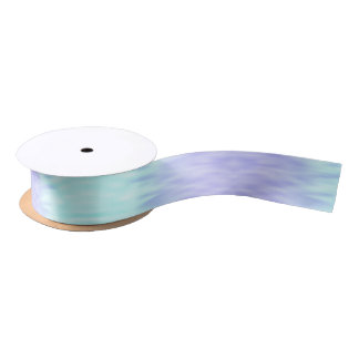 Elegantes Niedliches Violet Aqua Blue Pastel Ombre Satinband