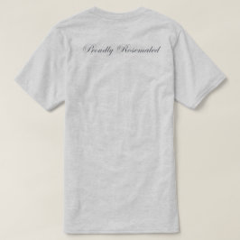 Elegantes norwegisches Rosemaling-Blumen-Heart-T-S T-Shirt